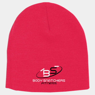 8" Beanie cap embroidered logo Thumbnail